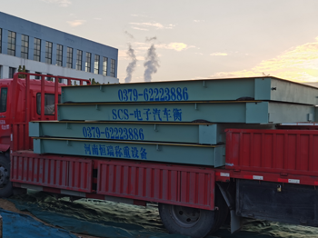 鄭州市盛川科技公司100噸地磅