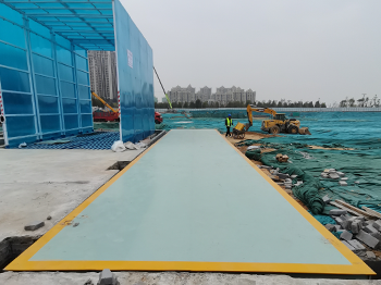 中聯(lián)建設(shè)鄭州鞏義64號地塊100噸地磅
