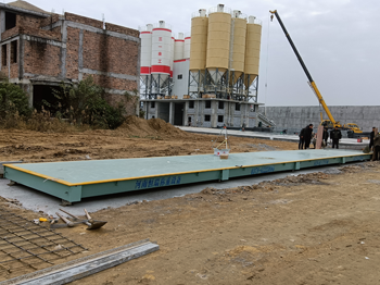 周口市港源新型建材200噸地磅