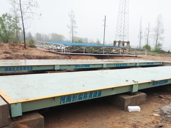 信陽市商城縣鳳凰窩河沙廠150噸地磅