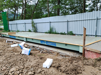 信陽市商城縣長塘埂河沙廠100噸地磅