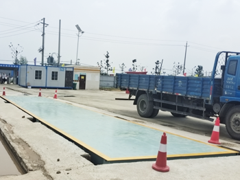 中城建商丘梁園區(qū)項目拌和站100噸地磅
