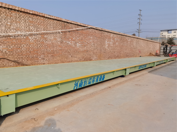 洛陽(yáng)美倫色彩科技公司100噸地磅