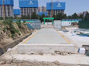 鄭州五龍口城中村改造項目100噸地磅