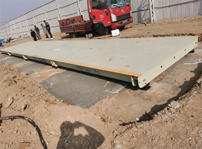 無限建設(shè)集團-商丘北御道和園項目100噸地磅