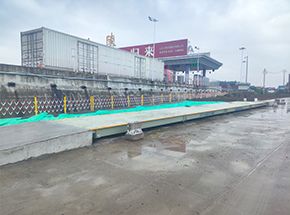 山東榮慶物流智慧倉儲中心100噸地磅