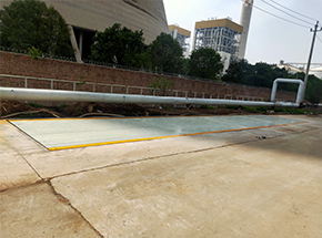 焦作市二人一卜商貿(mào)100噸地磅